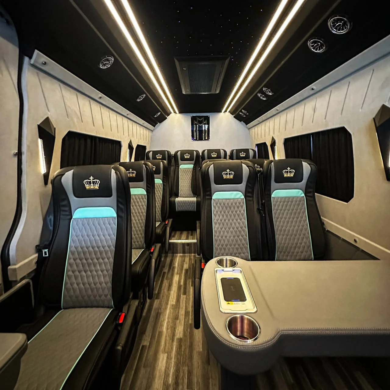Mercedes-Benz Sprinter Black 13-Seater luxury vehicle